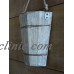 WALL POCKET BUCKET Farmhouse WOOD Half Bucket Reclaimed Wood Beach Bucket   183374518743